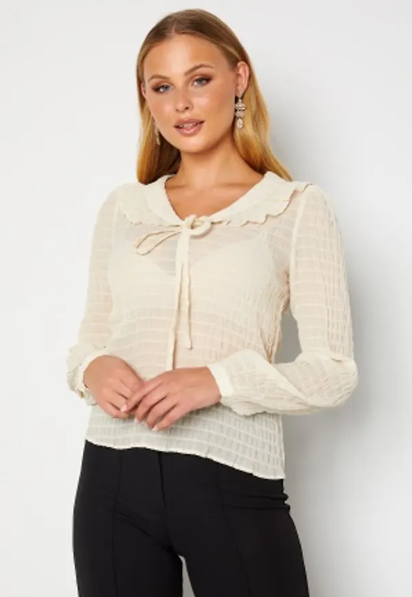 VILA Cintia L/S Top Birch 42