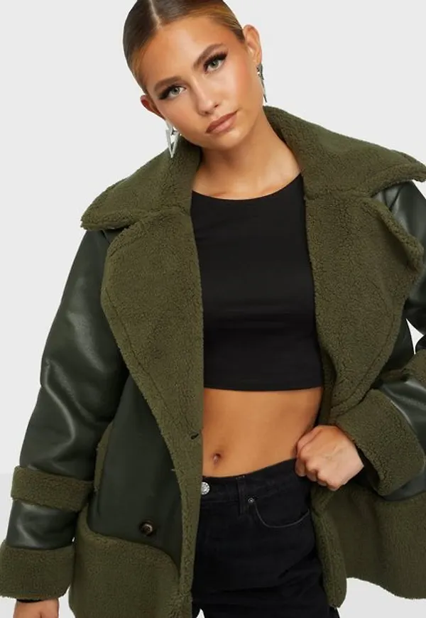 By Malina Piper shearling jacket Skinnjackor