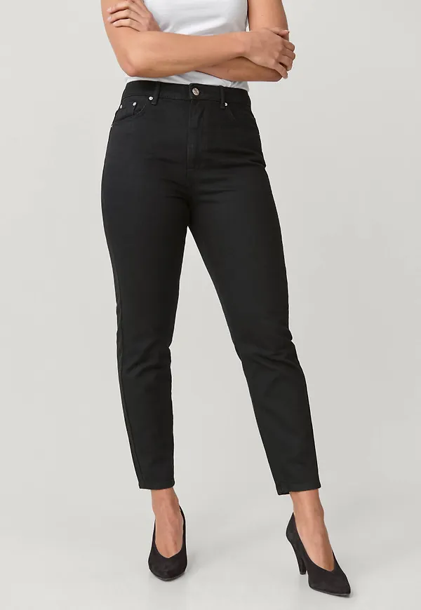 Gina Tricot - Jeans Dagny Mom - Svart