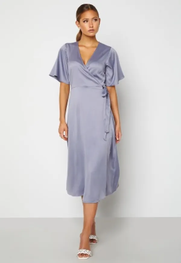 BUBBLEROOM Scala dress Dusty blue 34