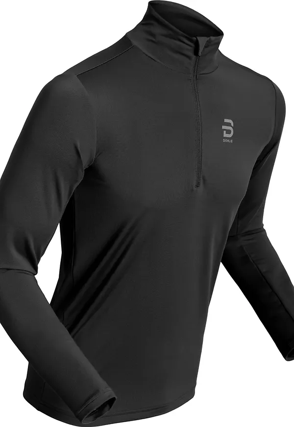 Dæhlie Men's Half Zip Tempo Obsidian