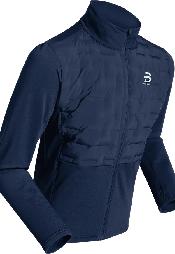 Dæhlie Men's Shield Full-Zip Midlayer Navy
