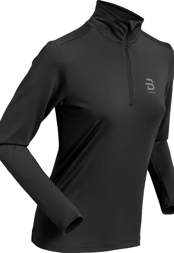 Dæhlie Women's Half Zip Tempo Obsidian