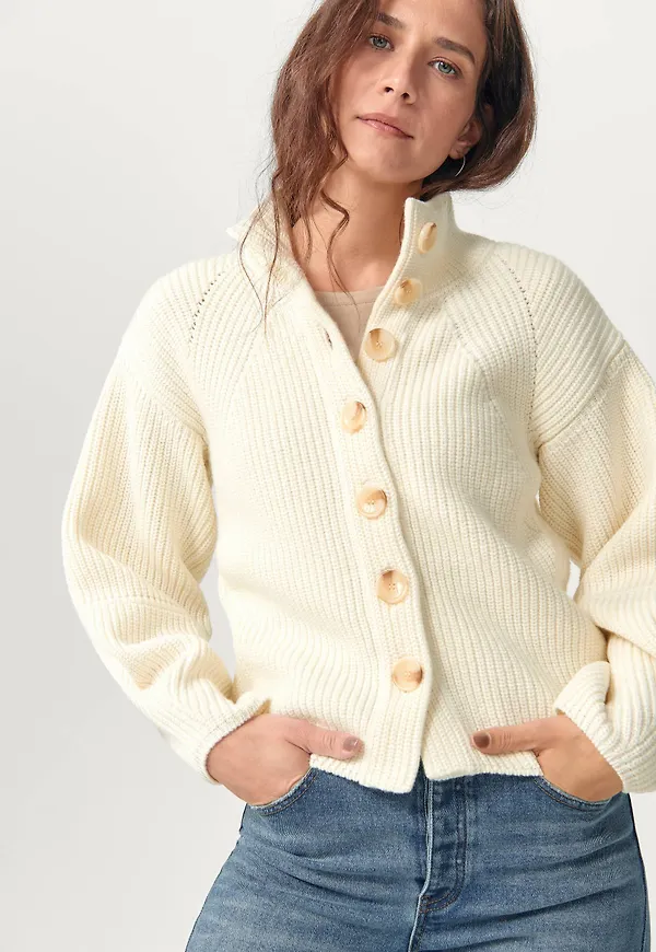 Dagmar - Cardigan Morina - Vit