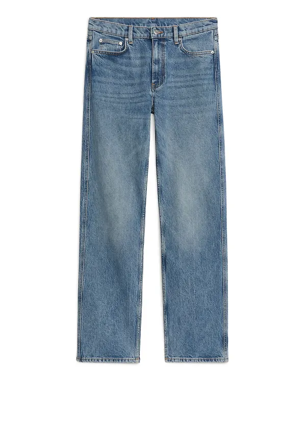 DAHLIA Straight Stretch Jeans - Blue
