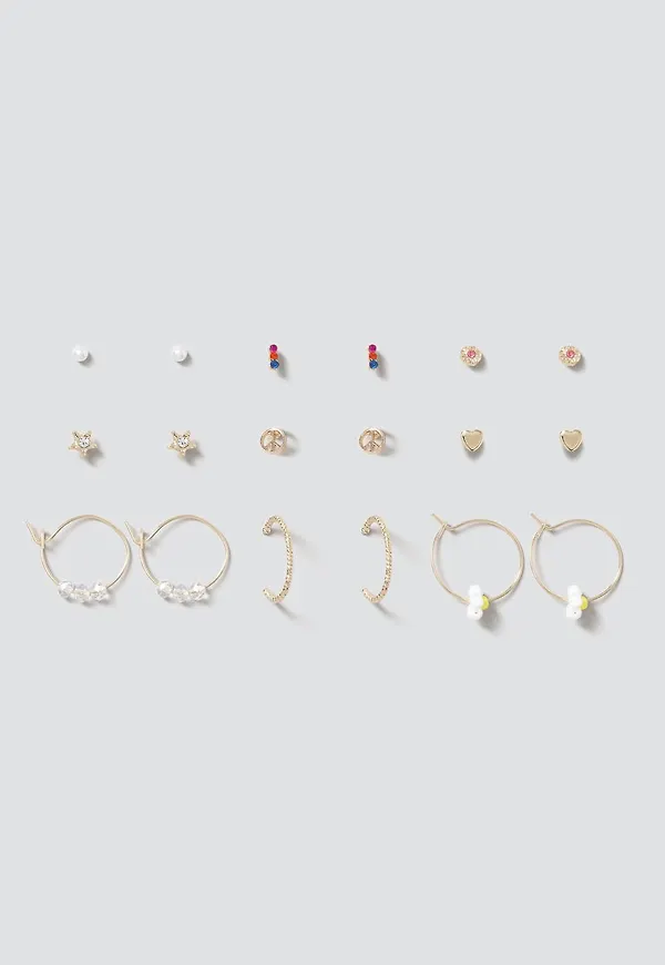 Daisy Hoop & Stud Earring Pack