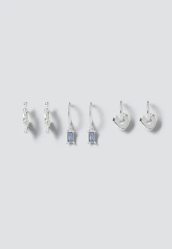 Dakota Earring Hoop Pack in Lilac