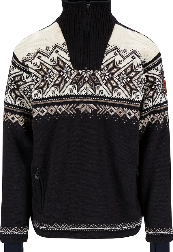 Dale of Norway Men's Vail Weatherproof Sweater Mountain Stone/Offwhite