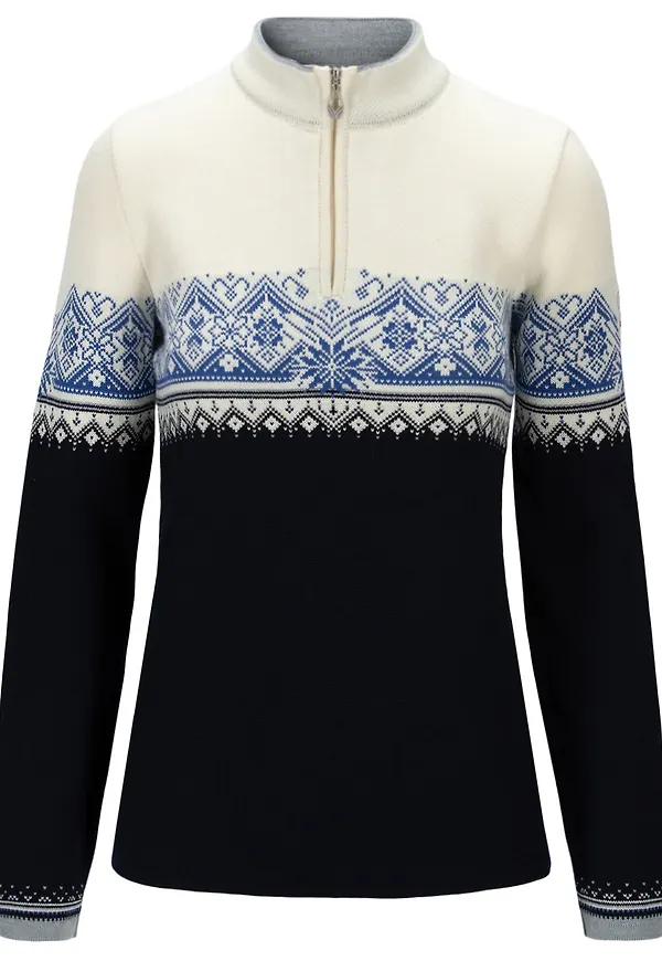 Dale of Norway Women's Moritz Sweater Navy White Ultramarine