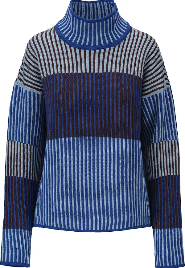 Dale of Norway Women's Skarstind Sweater Ultramarine/Iceblue/Wine