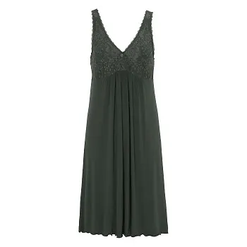 Damella 64301 Nightdress Oliv viskos Small Dam