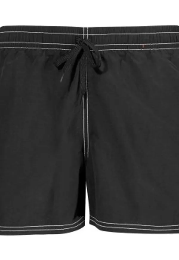 Damella Badbyxor Daryl Boxersshorts Svart polyamid Small Dam