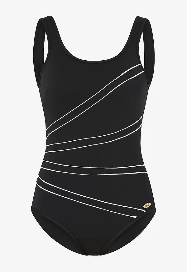 Damella - Baddräkt Swimsuit Keira - Svart