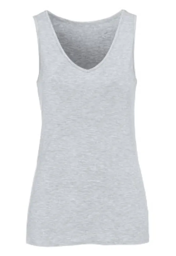 Damella Bamboo 31301 Tank Top Grå Bambu Small Dam
