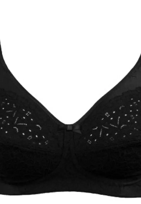 Damella BH Classic Soft Lace Bra Svart E 85 Dam