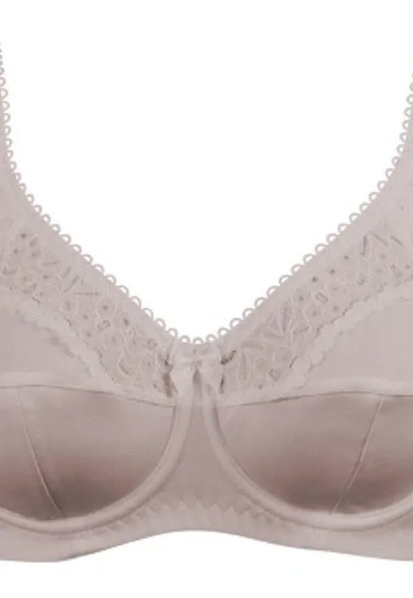 Damella BH Classic Underwire Lace Bra Puder G 85 Dam