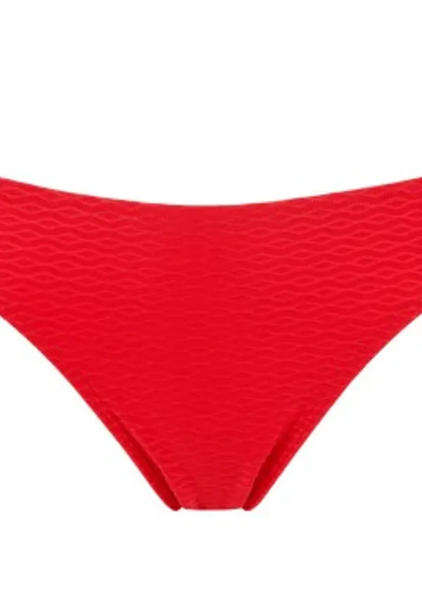 Damella Brigitte Textured Bikini Brief Röd nylon 46 Dam
