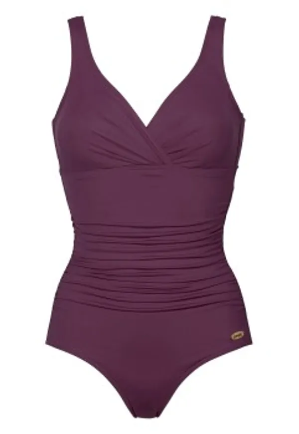 Damella Fiona Swimsuit Vinröd 40 Dam