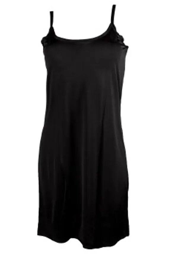 Damella Full Slip 90 cm Svart viskos 42 Dam