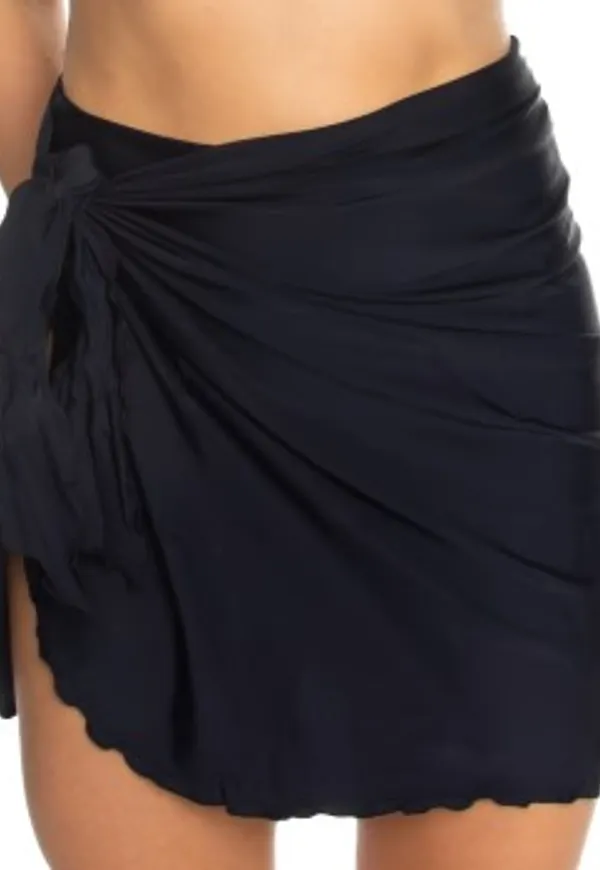 Damella Greta Basic Sarong Svart One Size Dam