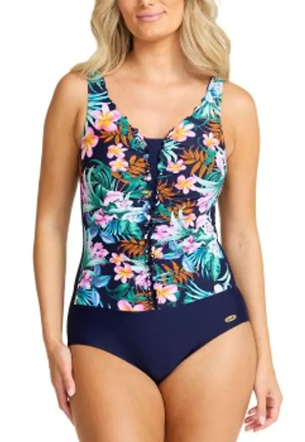 Damella Jennifer Padded Swimsuit Blommig 38 Dam