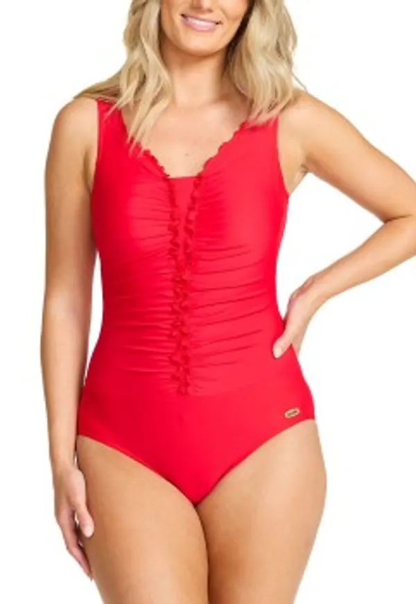 Damella Jennifer Padded Swimsuit Röd 36 Dam