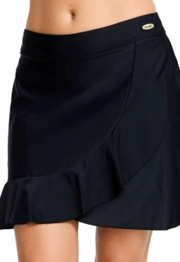 Damella Jodie Swim Skirt Svart 36 Dam