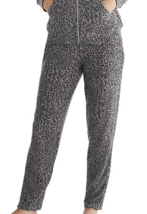 Damella Knitted Lounge Pants Leopard XX-Large Dam
