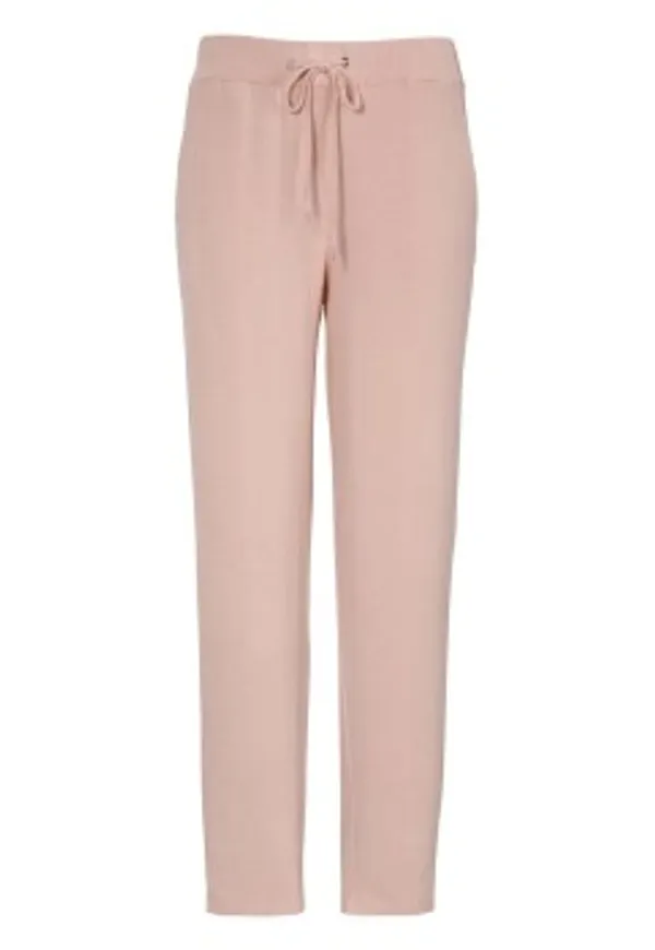Damella Knitted Lounge Pants Ljusrosa Medium Dam
