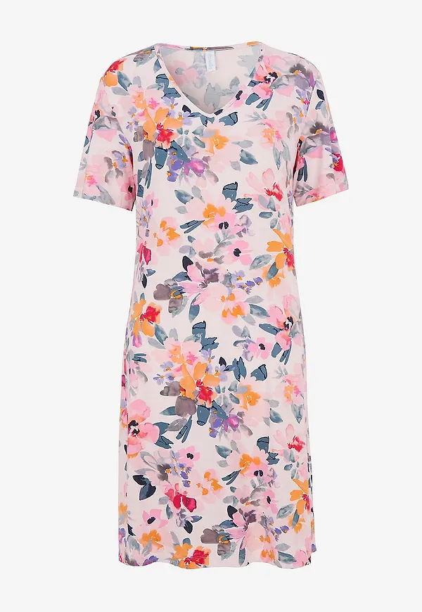 Damella - Nattlinne Nightdress - Rosa
