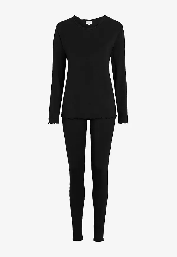 Damella - Pyjamasset Amelia - Svart