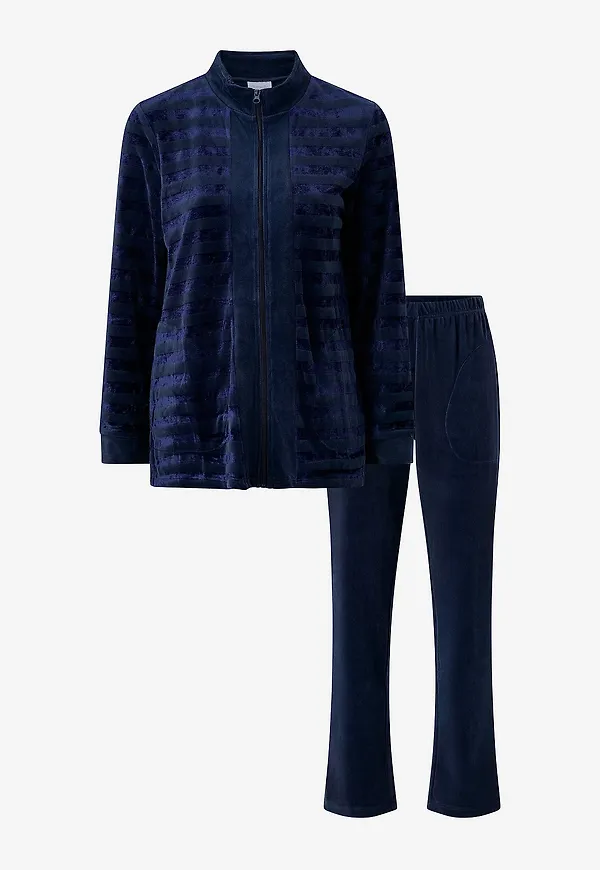 Damella - Set Velour Suit - Blå