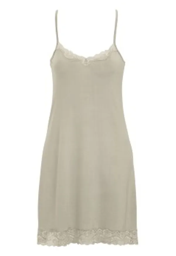 Damella Silk Nightdress Nougat silke Small Dam