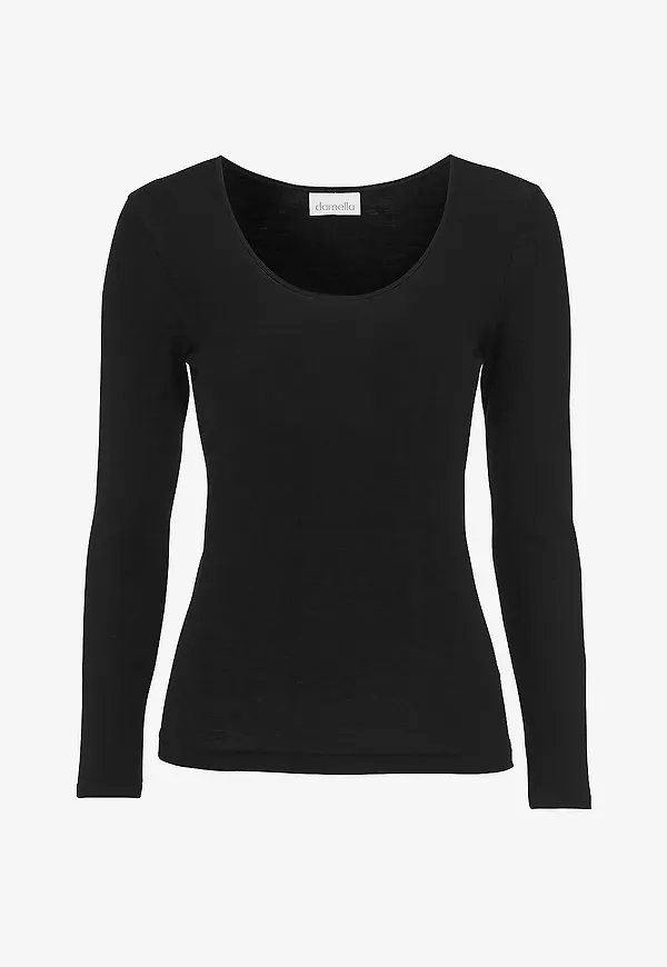 Damella - Topp Long Sleeve - Svart