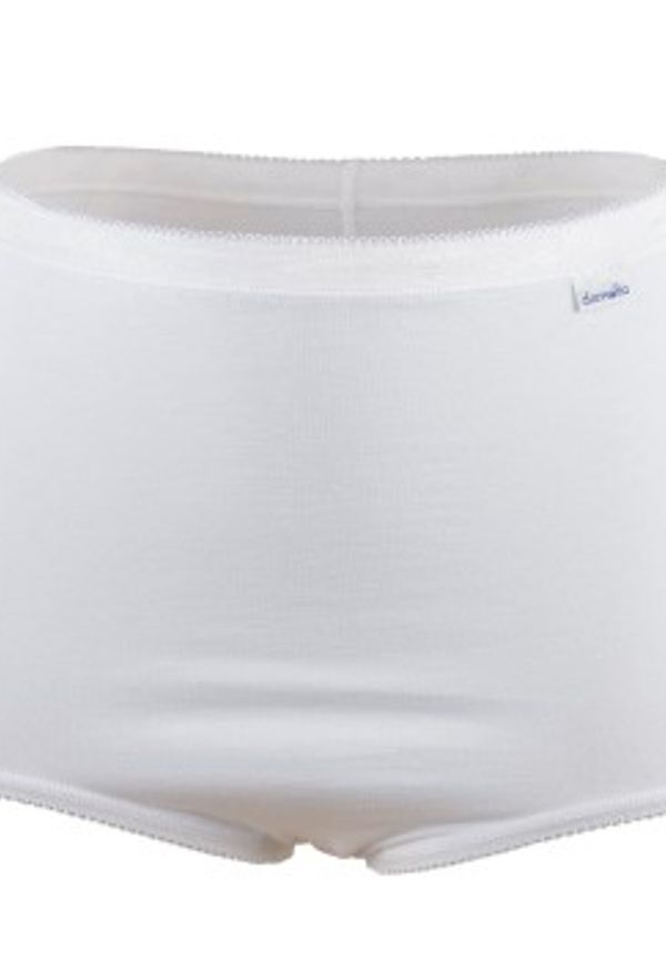Damella Trosor Classic Cotton Maxi Brief Vit bomull XX-Large Dam