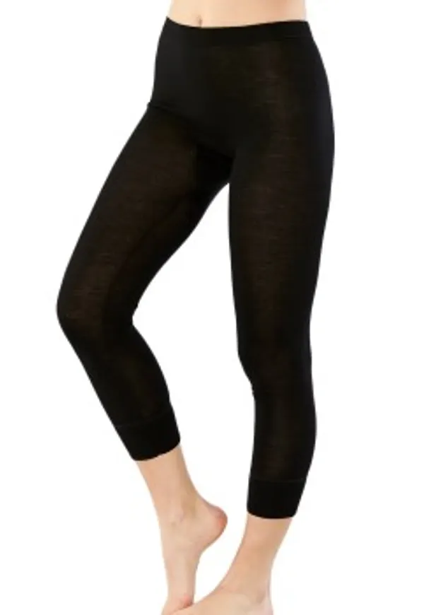 Damella Wool And Silk Pants Svart ull 48 Dam