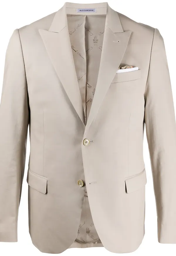 Daniele Alessandrini klassisk skräddad blazer - Neutral