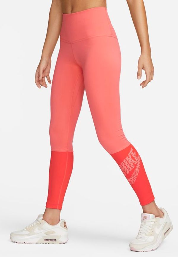 Dansleggings med hög midja Nike One för kvinnor - Orange