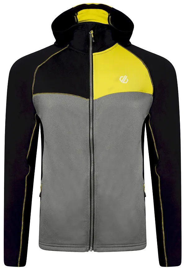 Dare 2b Mens Contend Recycled Fleece Jacket, Träningsjackor i storlek M och färg Grön