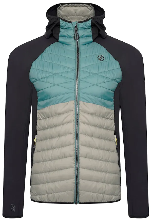 Dare 2b Mens Mountaineer Wool Hybrid Jacket, Träningsjackor i storlek L och färg Grön
