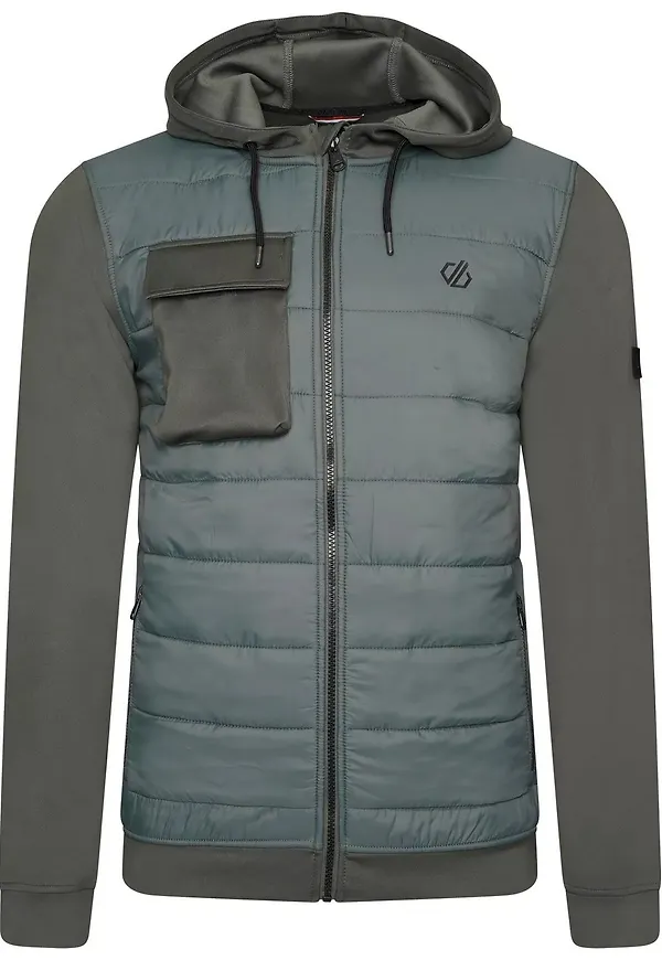 Dare 2b Mens Sharp Hybrid Padded Jacket, Träningsjackor i storlek L och färg Grön