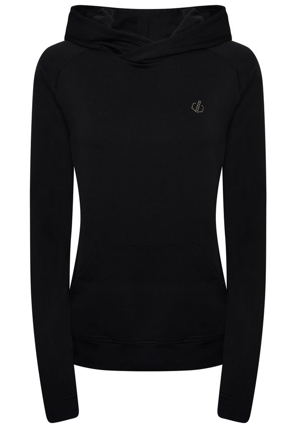 Dare 2b Womens/ladies Agleam Swarovski Lightweight Hoodie, Träningströjor i storlek UK 12 och färg Svart