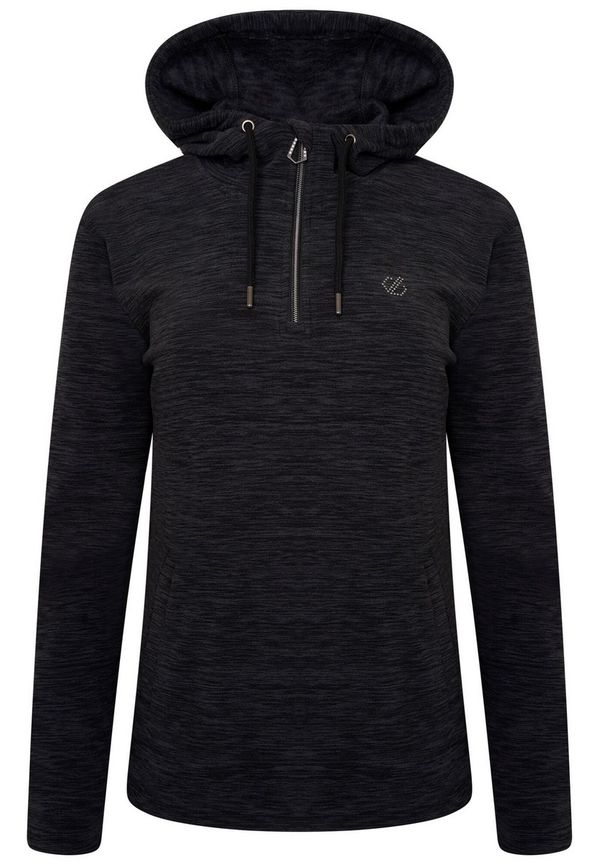 Dare 2b Womens/ladies Obsessed Half Zip Fleece Top, Träningströjor i storlek UK 10 och färg Svart