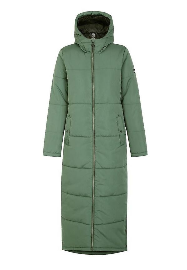Dare 2b Womens/ladies Reputable Long Length Padded Jacket, Funktionsjackor i storlek UK 18 och färg Grön