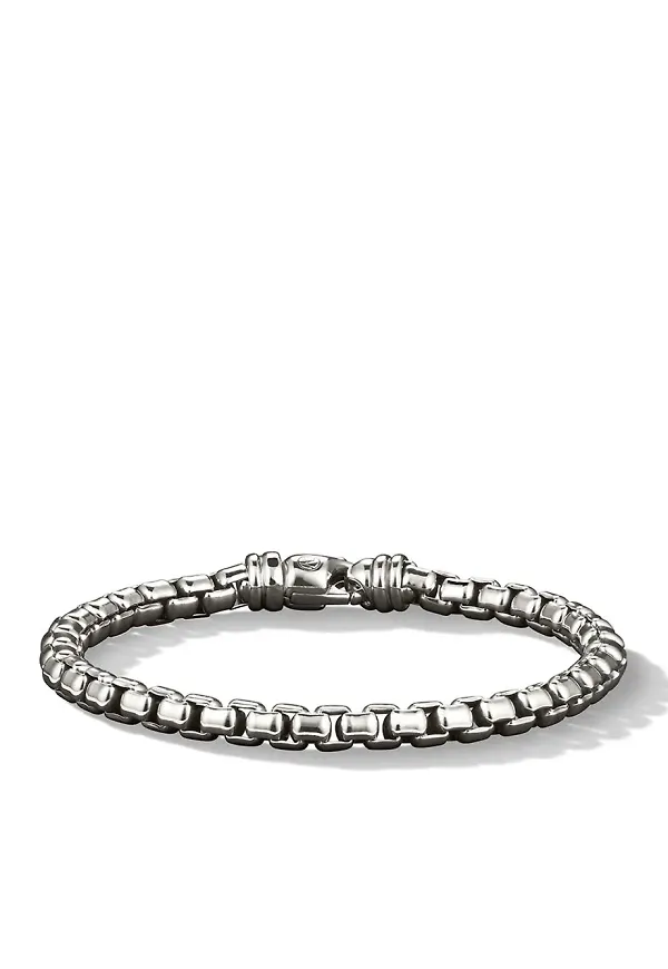 David Yurman extra stort kedjearmband - Silverfärgad