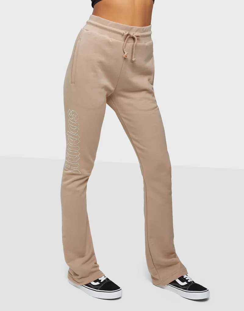 Adidas Originals - Mjukisbyxor - Beige - Open Hem Tp - Byxor & Shorts