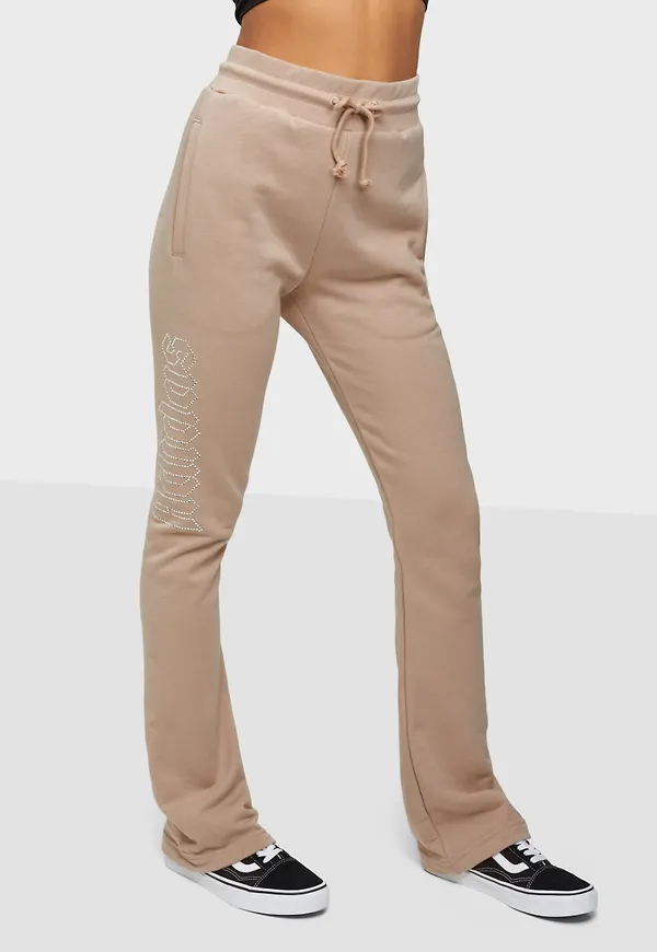 Adidas Originals - Mjukisbyxor - Beige - Open Hem Tp - Byxor & Shorts