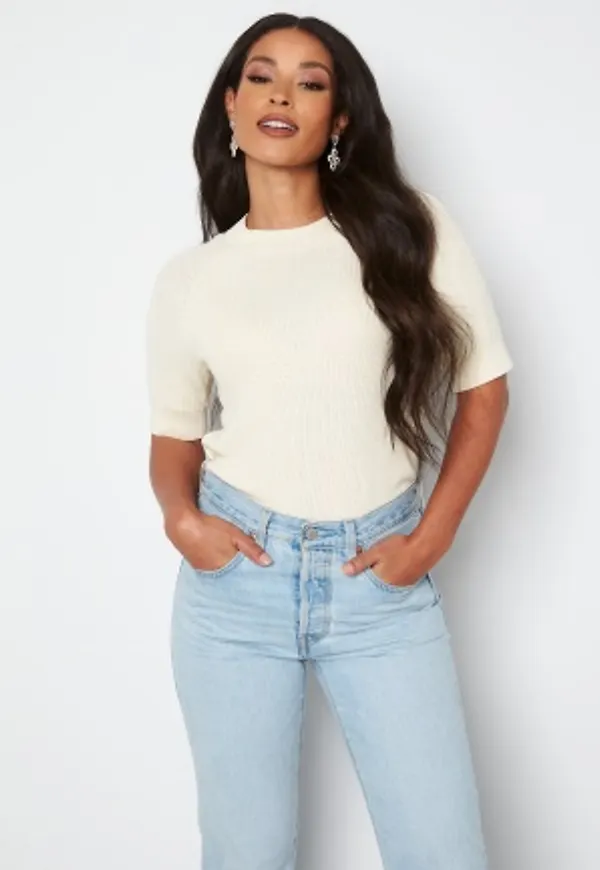 SELECTED FEMME Elinna SS Knit Top Birch L