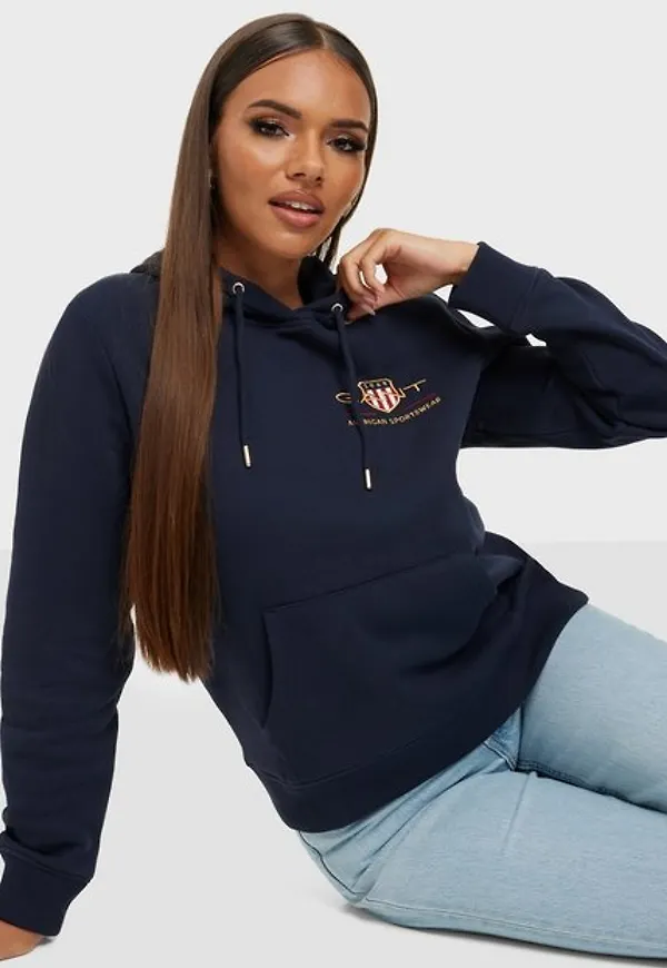 Gant D2. Medium Archive Shield Hoodie Hoodies Evening