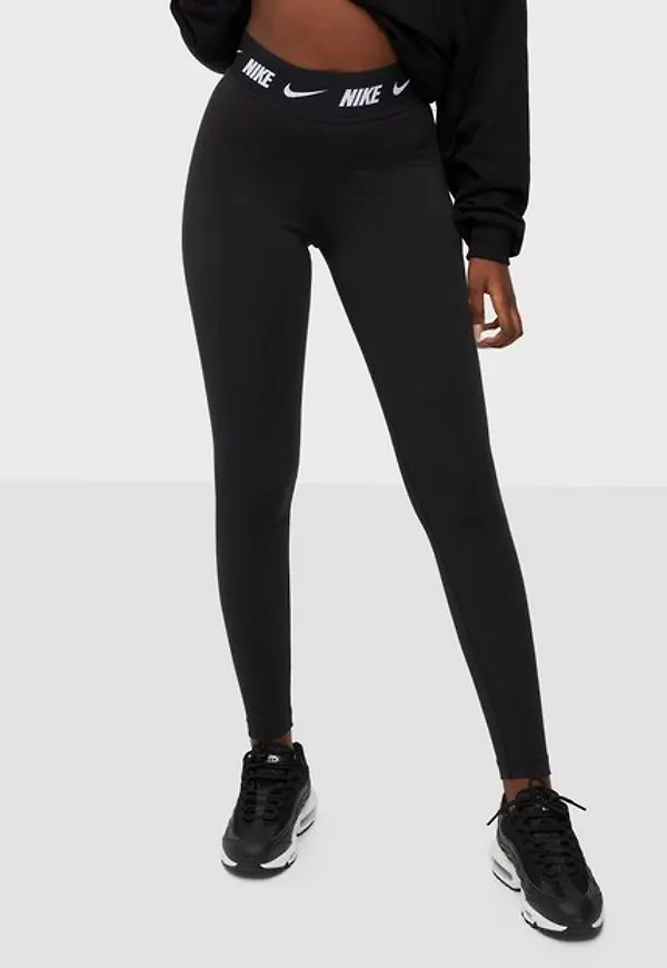 Nike W Nsw Club Hw Lggng Byxor & Shorts Black